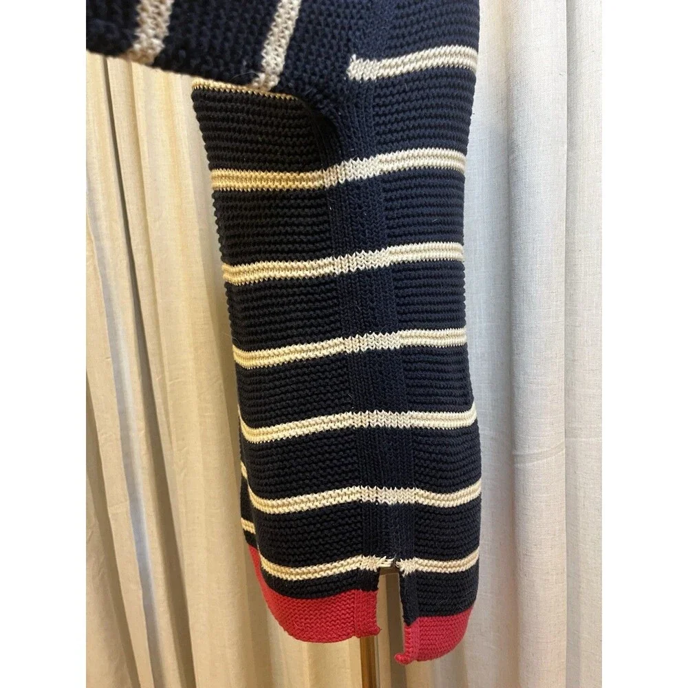 Gap Kids Girls' 2XL Cotton Nautical Knit Sweater Long Sleeve Pullover Boat Neck